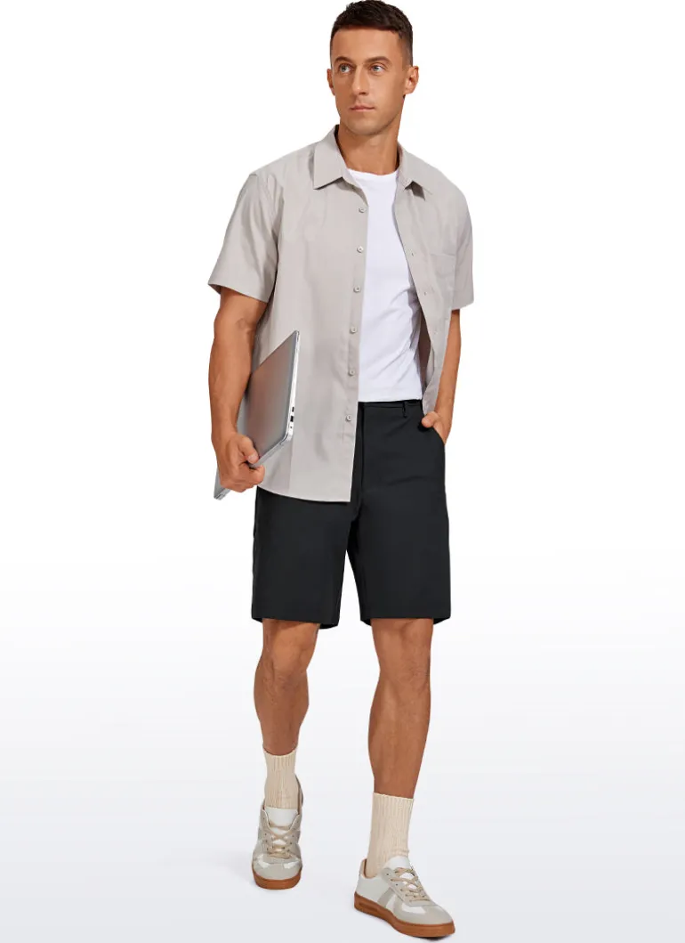 All-Day Comfy Golf Shorts with Pockets 9''