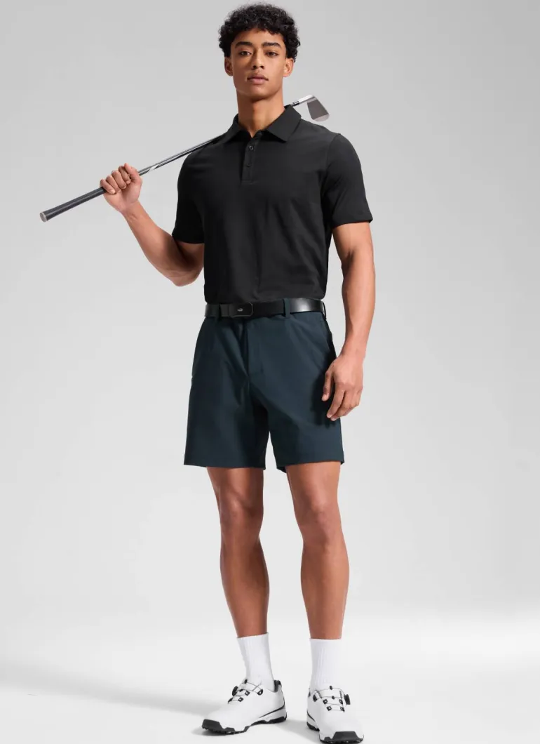 All-Day Comfy Golf Shorts with Pockets 7''