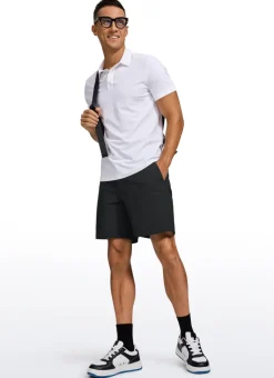 All-Day Comfy Golf Shorts with Pockets 7''