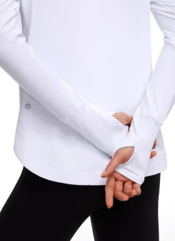 Brushed Feeling Thumbhole Hoodie