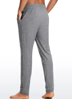 Brushed Lightweight Lounge Sweatpants with Pockets 30"