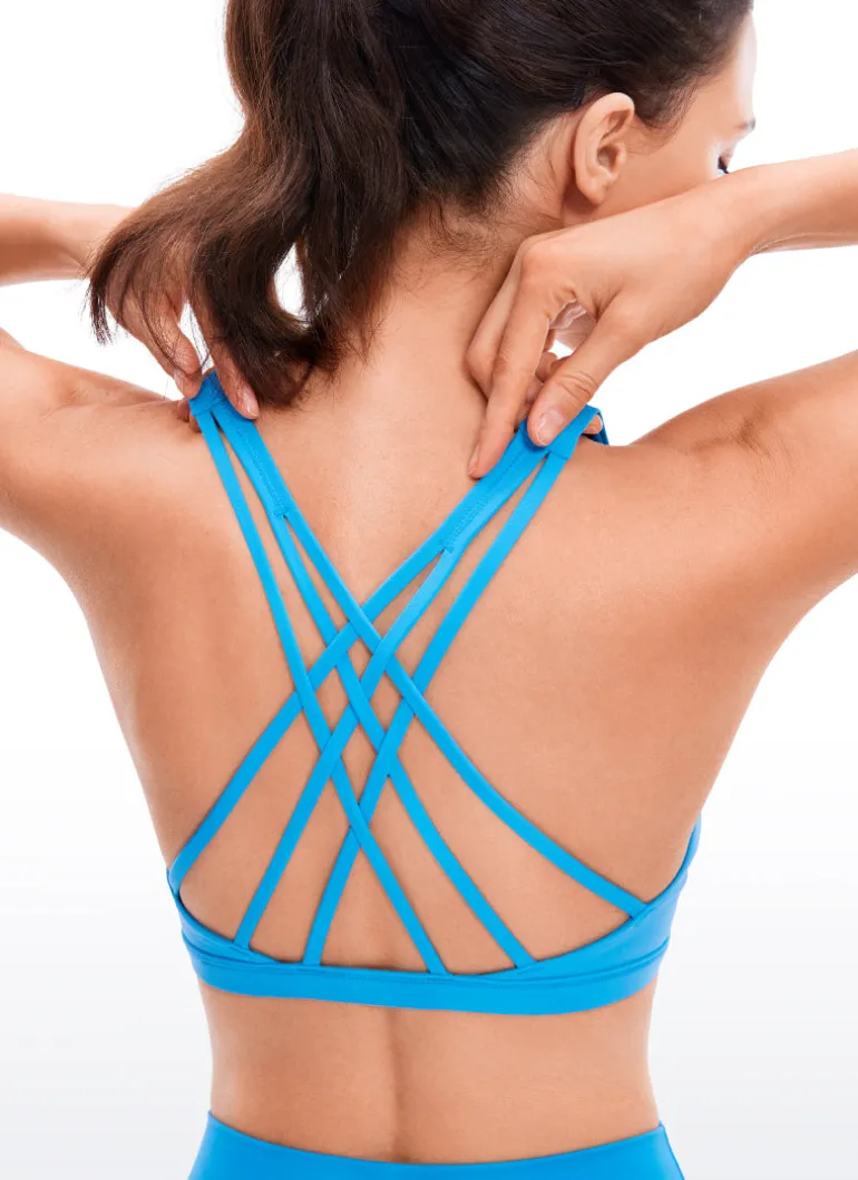 Brushed Nakedfeel Bra Criss Cross Back
