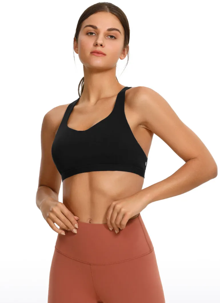 Brushed Nakedfeel Bra Criss Cross Back
