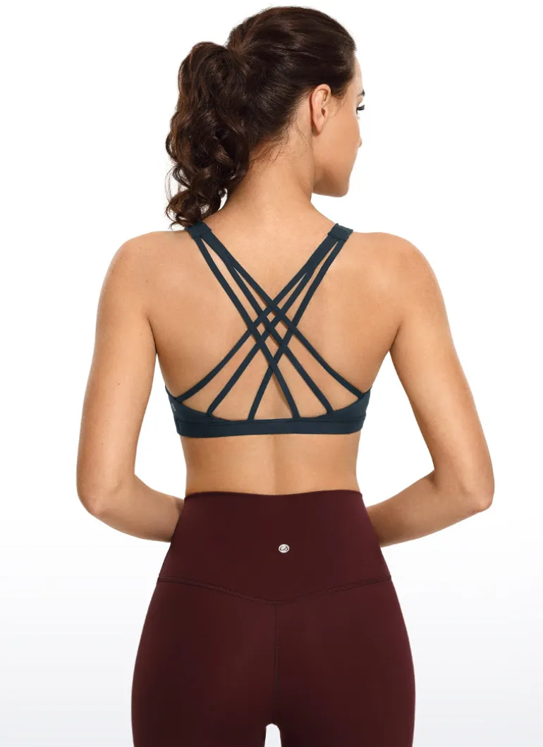 Brushed Nakedfeel Bra Criss Cross Back