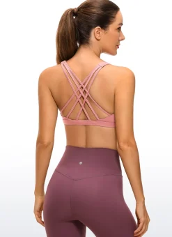 Brushed Nakedfeel Bra Criss Cross Back