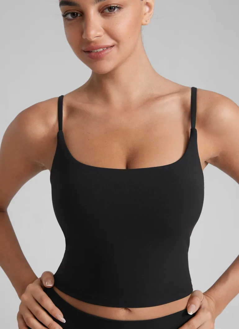 Butterlift® Built in Bra Cropped Tank