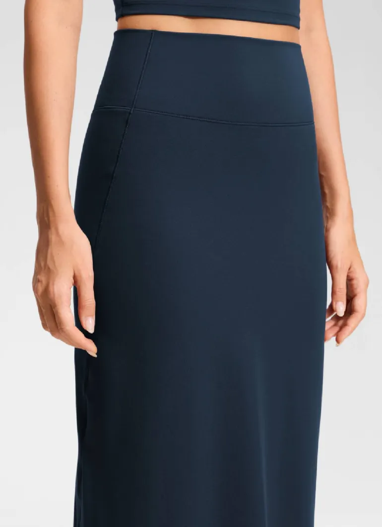 Butterlift® High Rise Back Slit Maxi Pencil Skirt