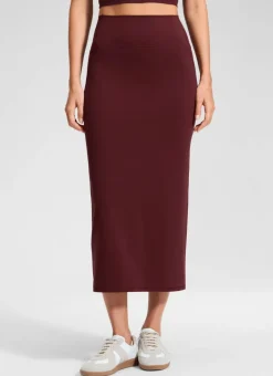 Butterlift® High Rise Back Slit Maxi Pencil Skirt