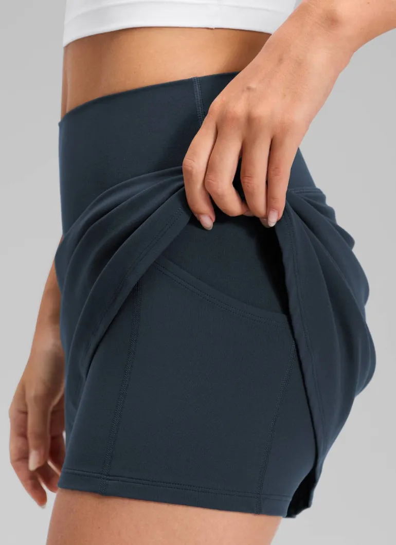 Butterluxe A Line High Rise Pocket Skirt 14.5''