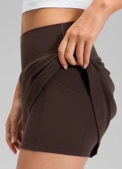 Butterluxe A Line High Rise Pocket Skirt 14.5''