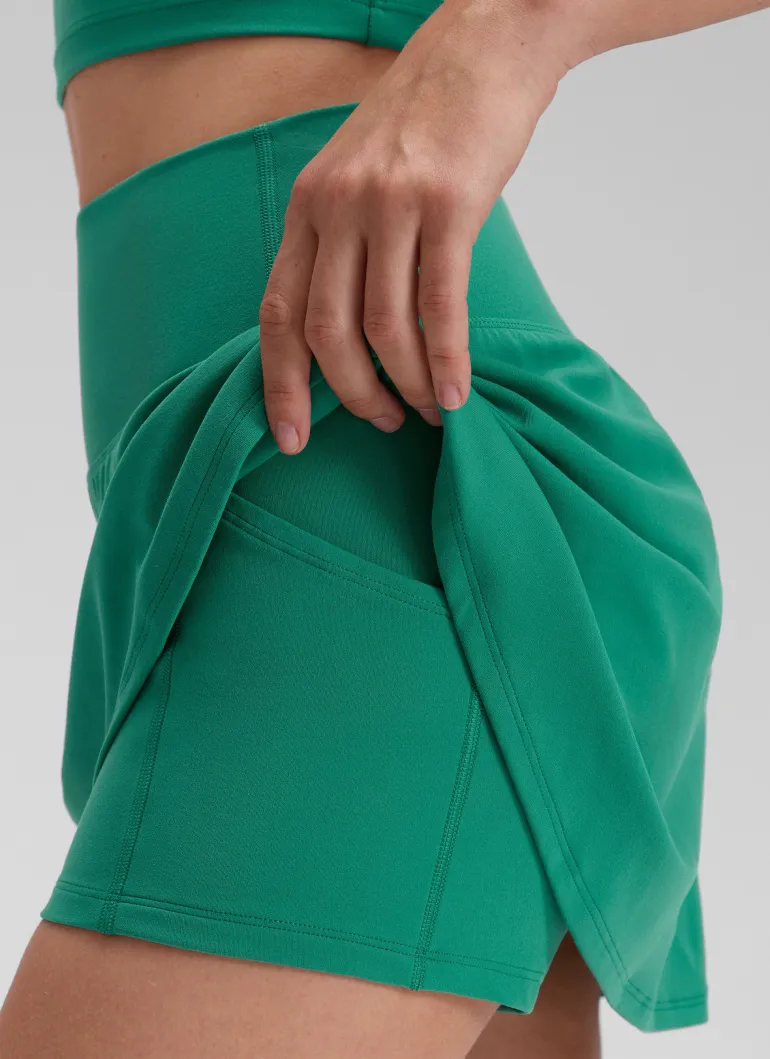 Butterluxe A Line High Rise Pocket Skirt 14.5''