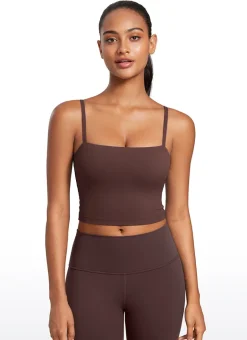 Butterluxe Built in Bra Adjustable Strap Tank