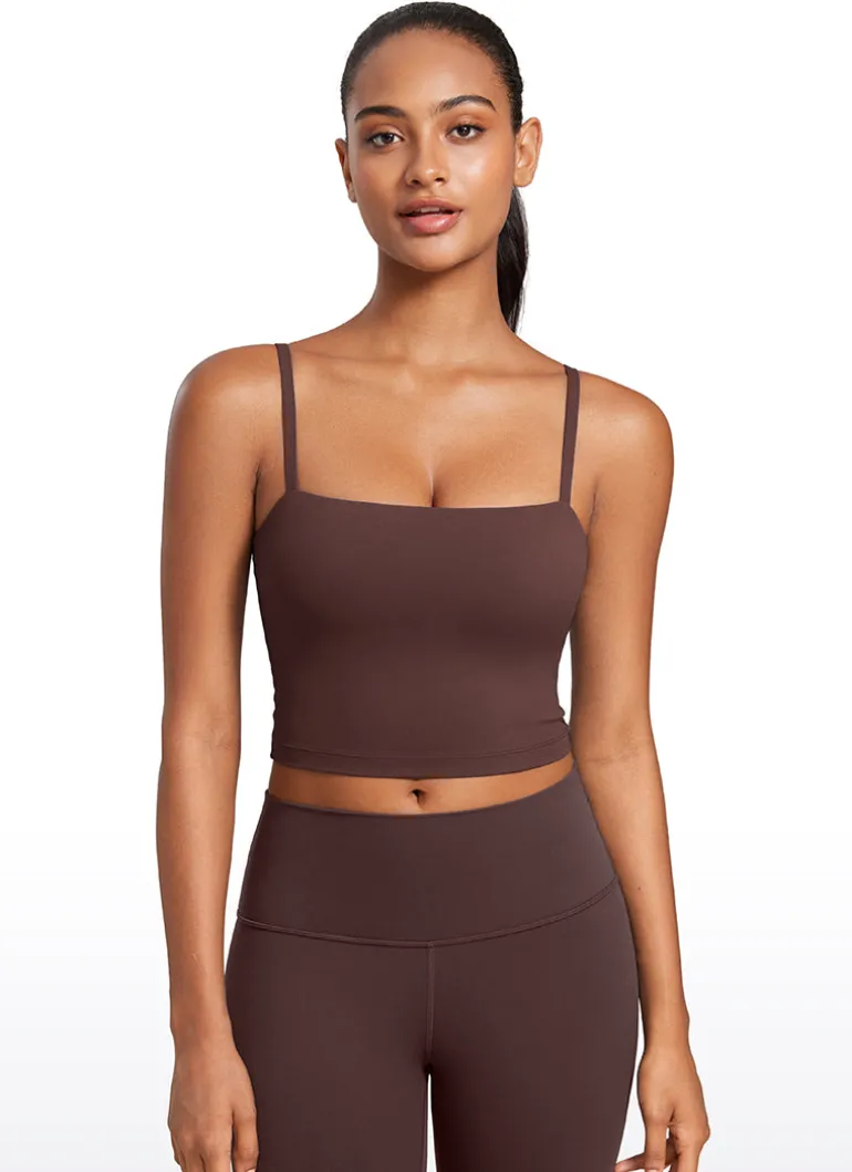 Butterluxe Built in Bra Adjustable Strap Tank