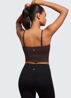 Butterluxe Built in Bra Adjustable Strap Tank
