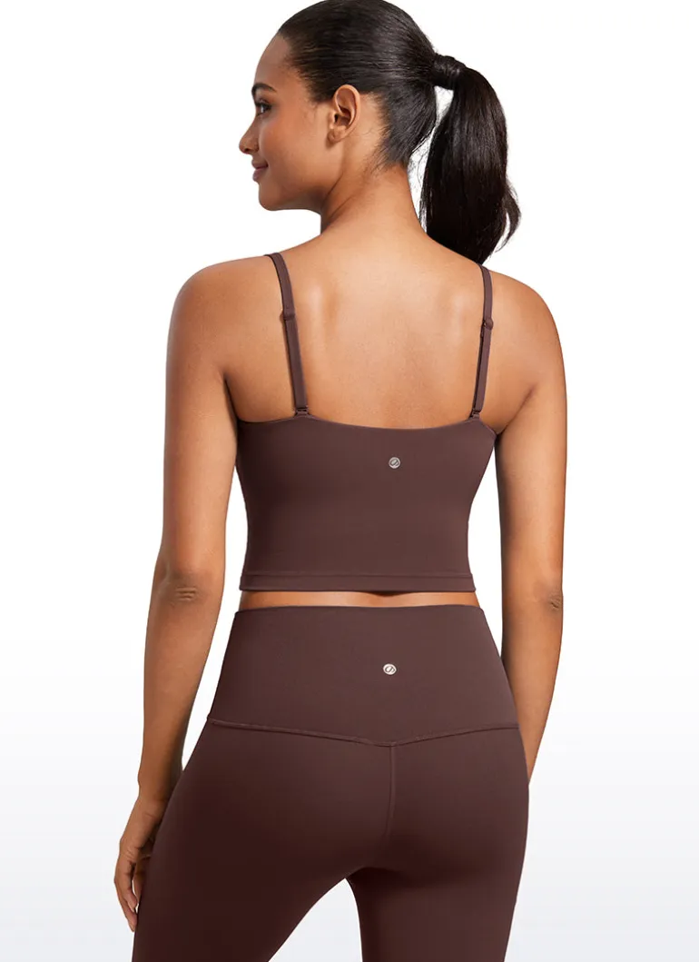 Butterluxe Built in Bra Adjustable Strap Tank