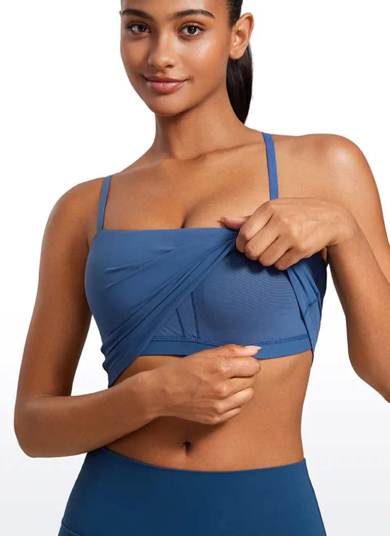 Butterluxe Built in Bra Adjustable Strap Tank