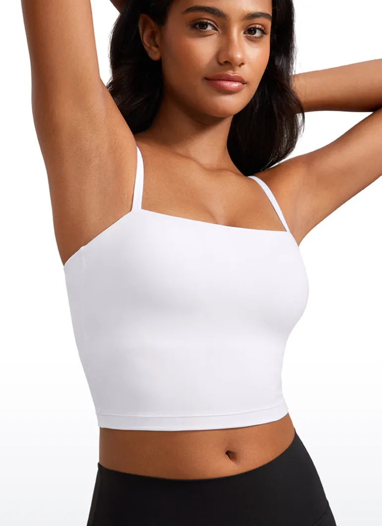 Butterluxe Built in Bra Adjustable Strap Tank