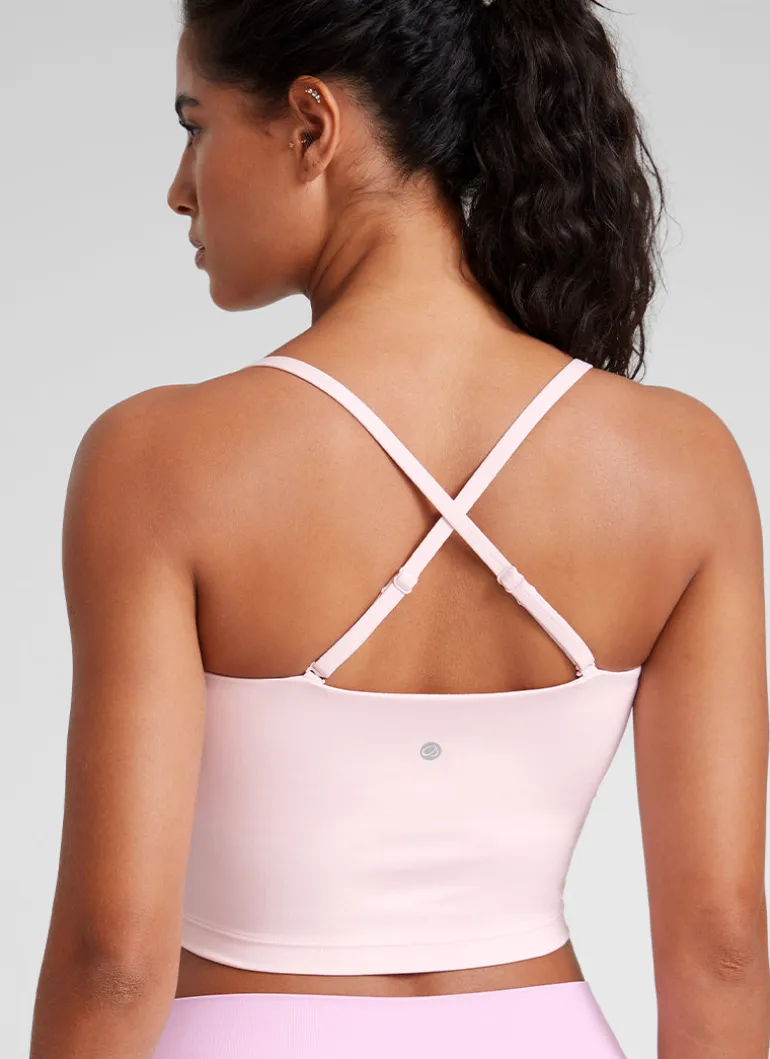 Butterluxe Built in Bra Adjustable Strap Tank