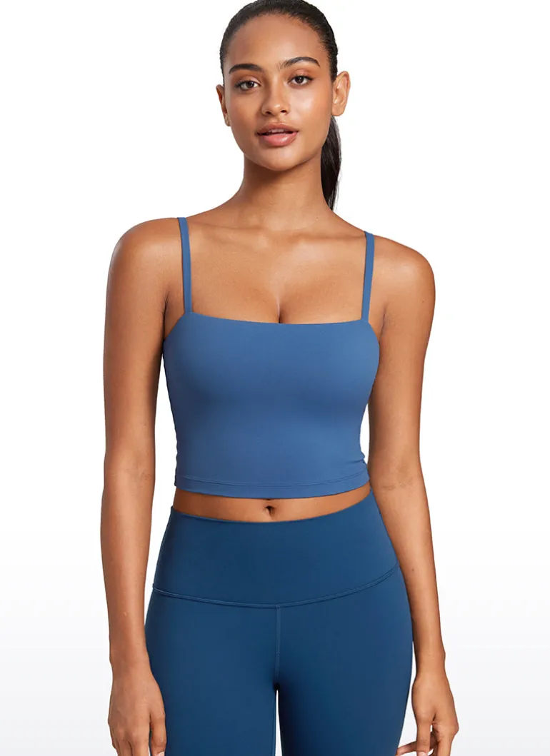 Butterluxe Built in Bra Adjustable Strap Tank