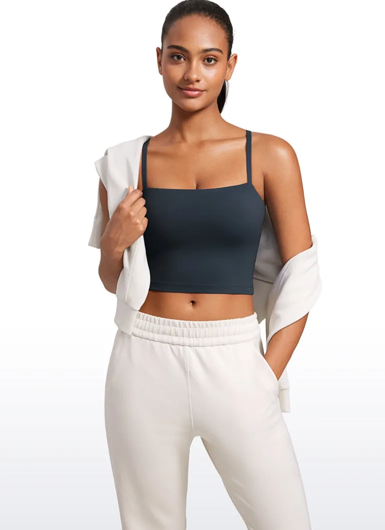 Butterluxe Built in Bra Adjustable Strap Tank