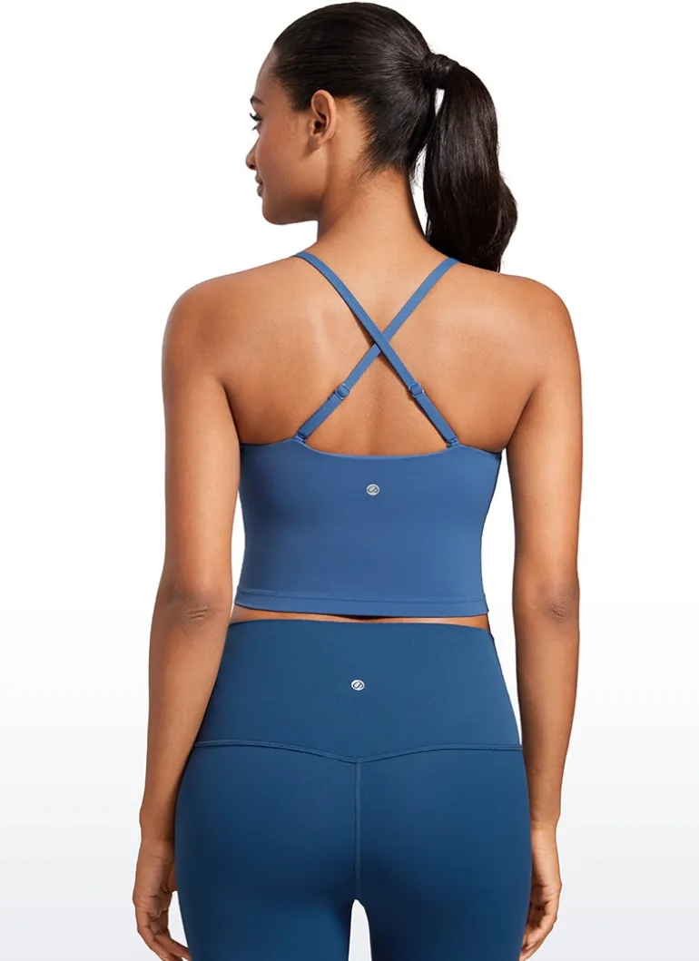 Butterluxe Built in Bra Adjustable Strap Tank