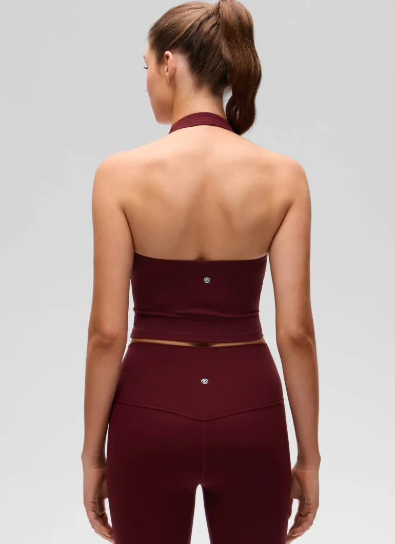Butterluxe Built in Bra Halter Tank