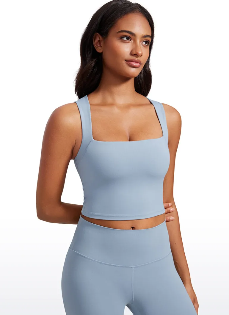 Butterluxe Built in Bra Longline Tank