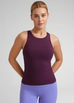 Butterluxe Built in Bra Scoop Neck Tank