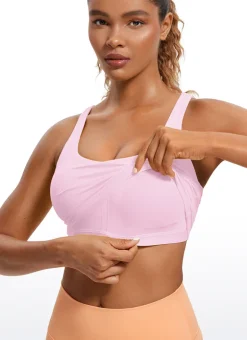 Butterluxe Criss Cross Back Built-in Bra Tanks