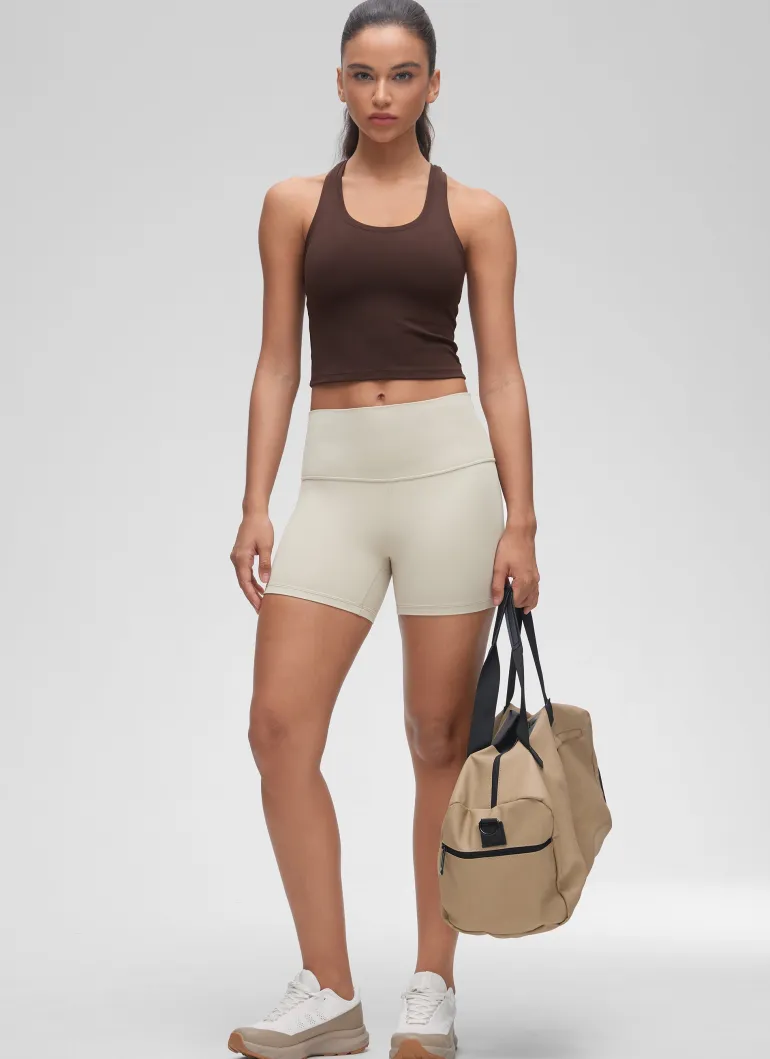 Butterluxe Cropped Racerback Tank