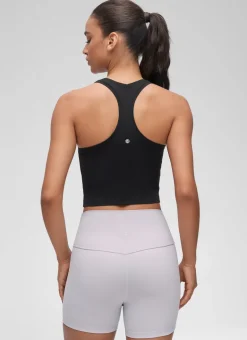 Butterluxe Cropped Racerback Tank