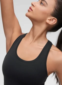 Butterluxe Cropped Racerback Tank