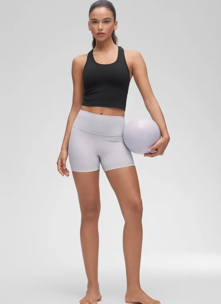 Butterluxe Cropped Racerback Tank