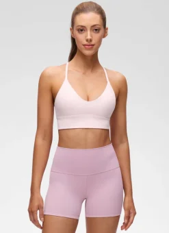 Butterluxe Cross Back Longline Sports Bra