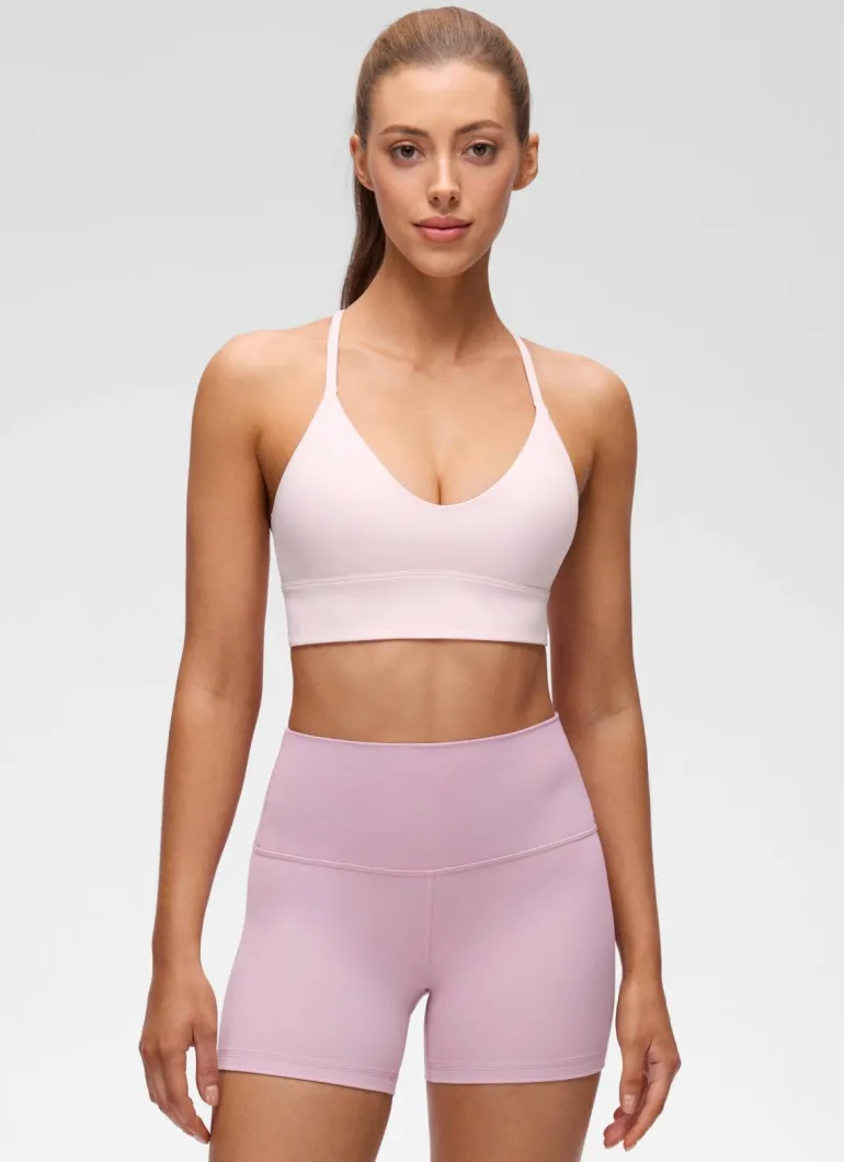 Butterluxe Cross Back Longline Sports Bra