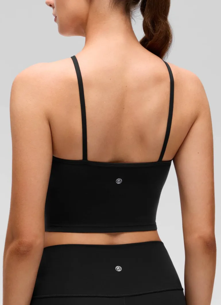 Butterluxe Cross Halter Built in Bra Tank