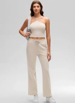 Butterluxe Cross Halter Built in Bra Tank