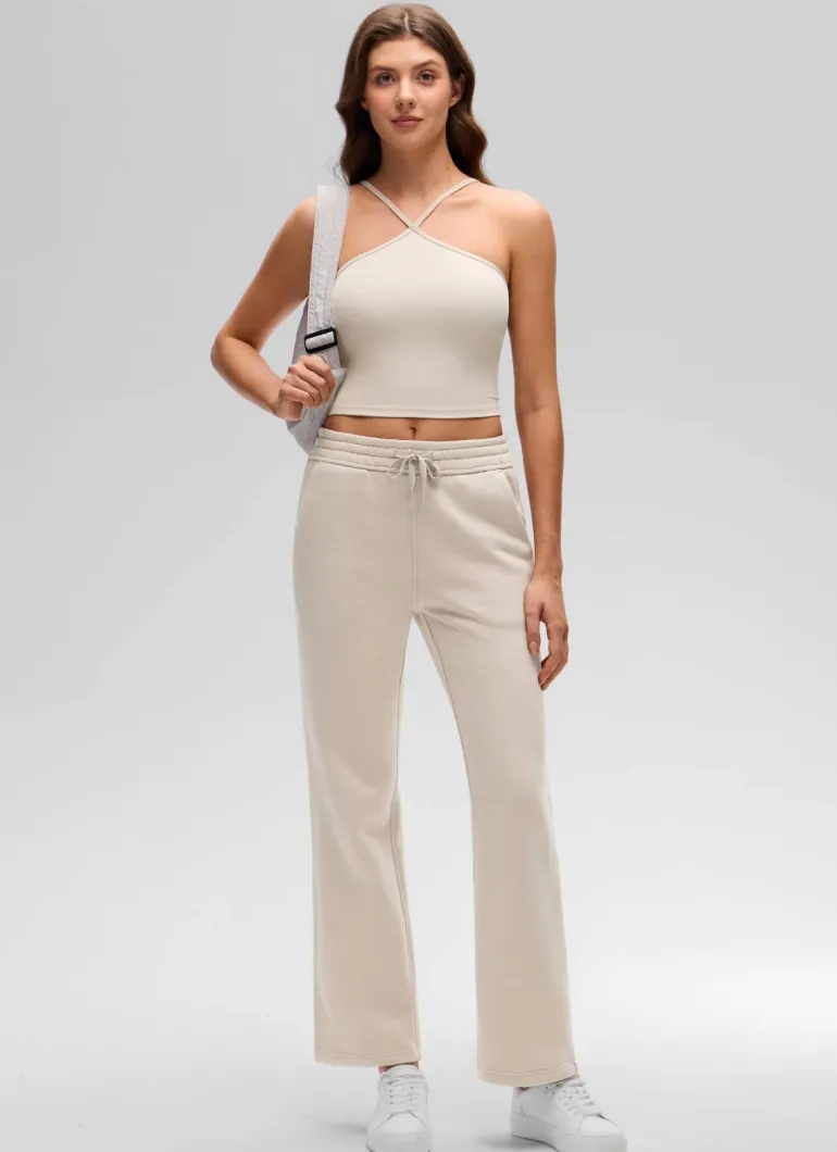 Butterluxe Cross Halter Built in Bra Tank
