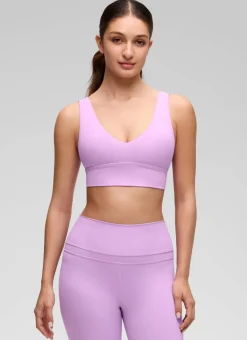 Butterluxe Deep V Neck Longline Sports Bra
