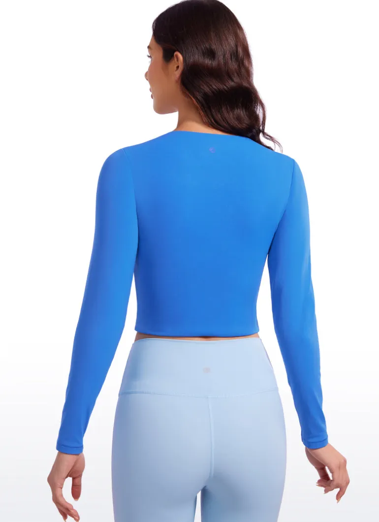 Butterluxe Double Lined Cropped Long Sleeve
