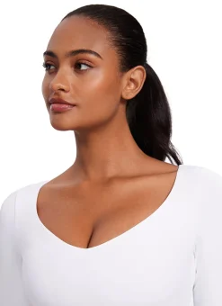 Butterluxe Double Lined Long Sleeve Cropped