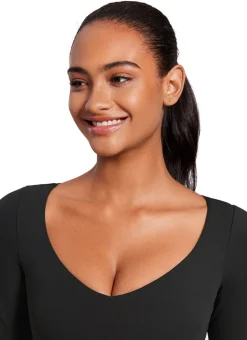 Butterluxe Double Lined Long Sleeve Cropped