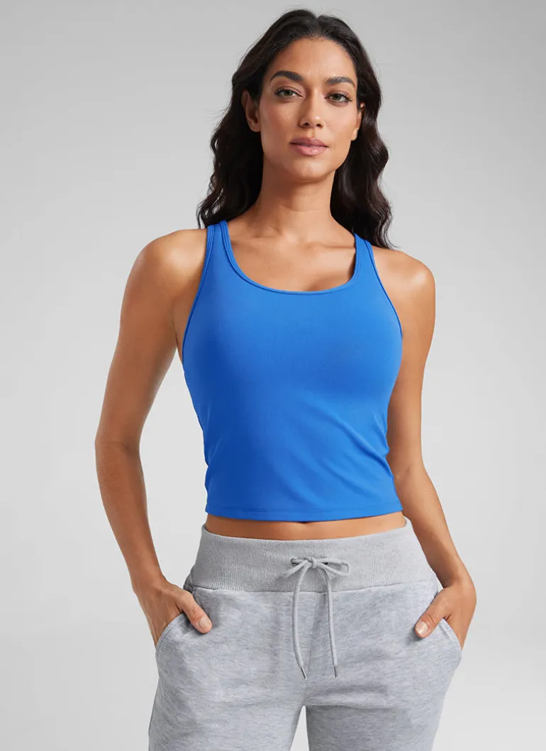 Butterluxe Double Lined Scoop Neck Tank