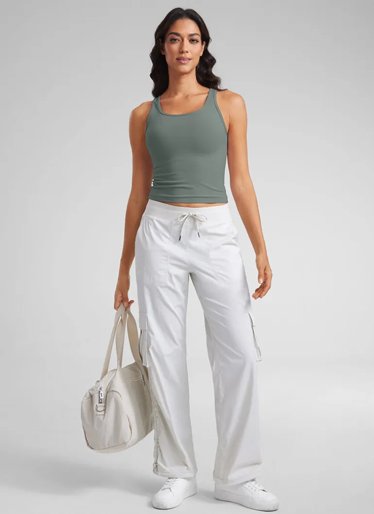Butterluxe Double Lined Scoop Neck Tank