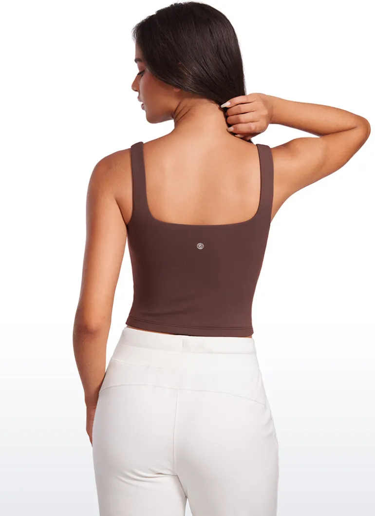 Butterluxe Double Lined Square Neck Tank