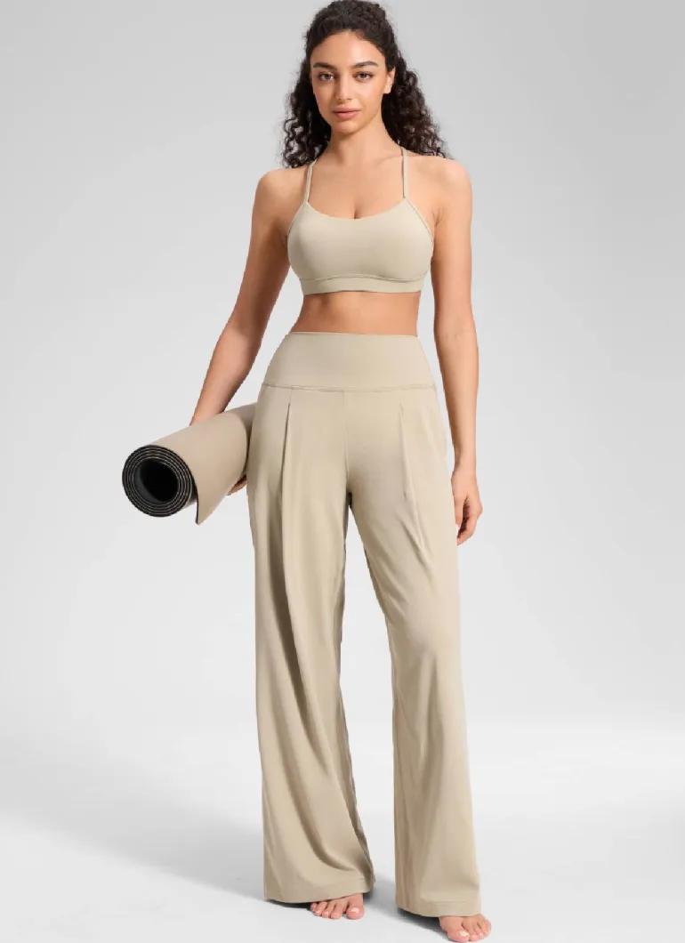 Butterluxe Front Pleated Pocket Palazzo Pant 30"