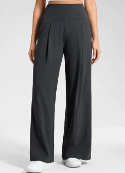 Butterluxe Front Pleated Pocket Palazzo Pant 30