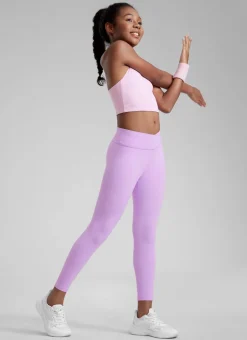 Butterluxe Girls Active Leggings - V Cross Waist