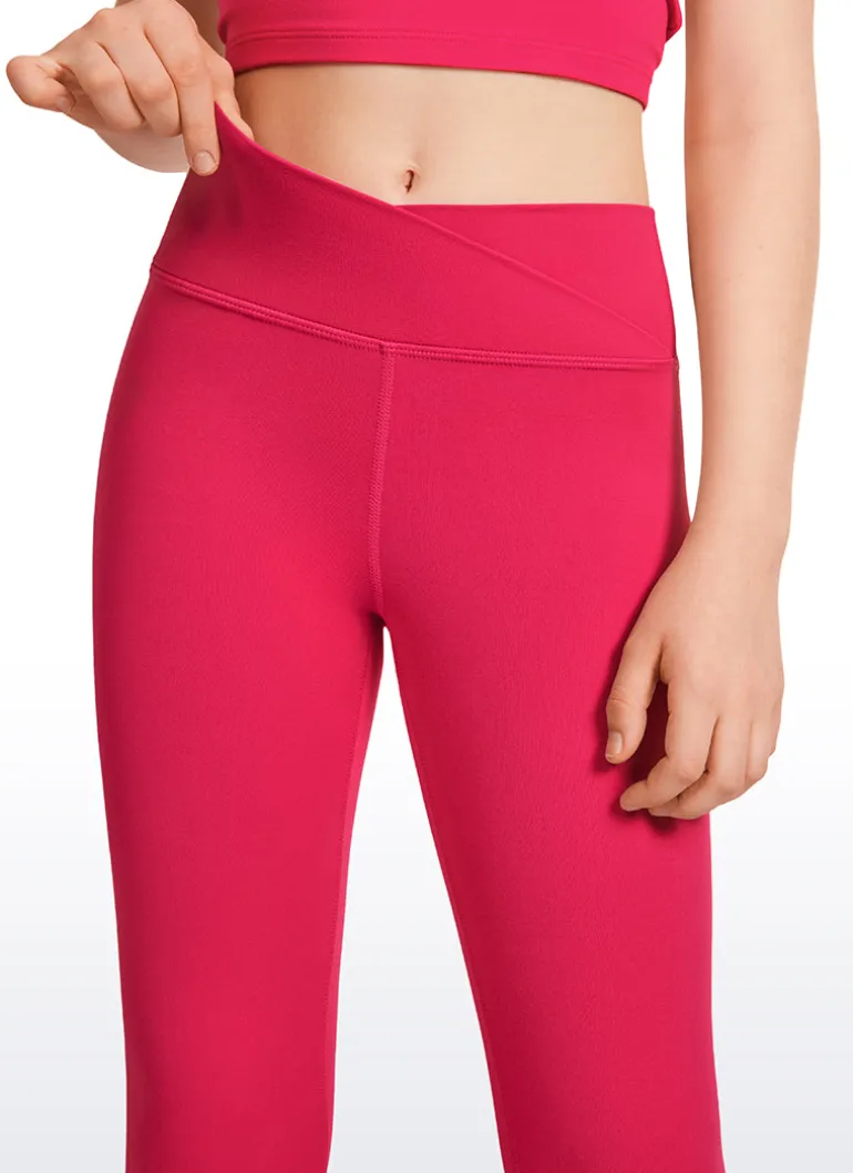 Butterluxe Girls Active Leggings - V Cross Waist