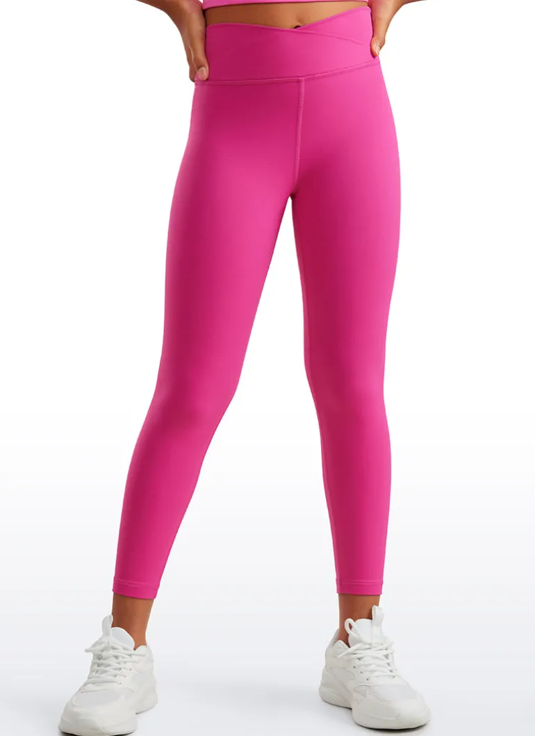 Butterluxe Girls Active Leggings - V Cross Waist